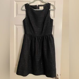 Kate Spade black shimmer sleeveless dress, size 10